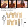 YUMILI Beads Drill Bit, 18Pcs/Set Wood Bead Maker Drill Bit