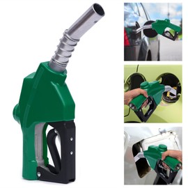 Automatic Fuel Nozzle, 1 Inch 31.7gal/min High Flow Fueling Gun 3 Gears Adjustable Auto Shut Off Diesel Nozzle Refilling for Gas Station Tank Truck Ship Adding Petrol Diesel Fuel