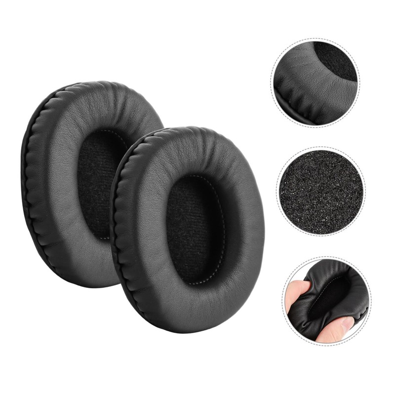 KONTONTY 7506 Headset Soft Comfortable Noise Isolating Replacement Cushions Leather