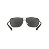 Emporio Armani EA2033 3094/87 Matte Black EA2033 Square Pilot Sunglasses