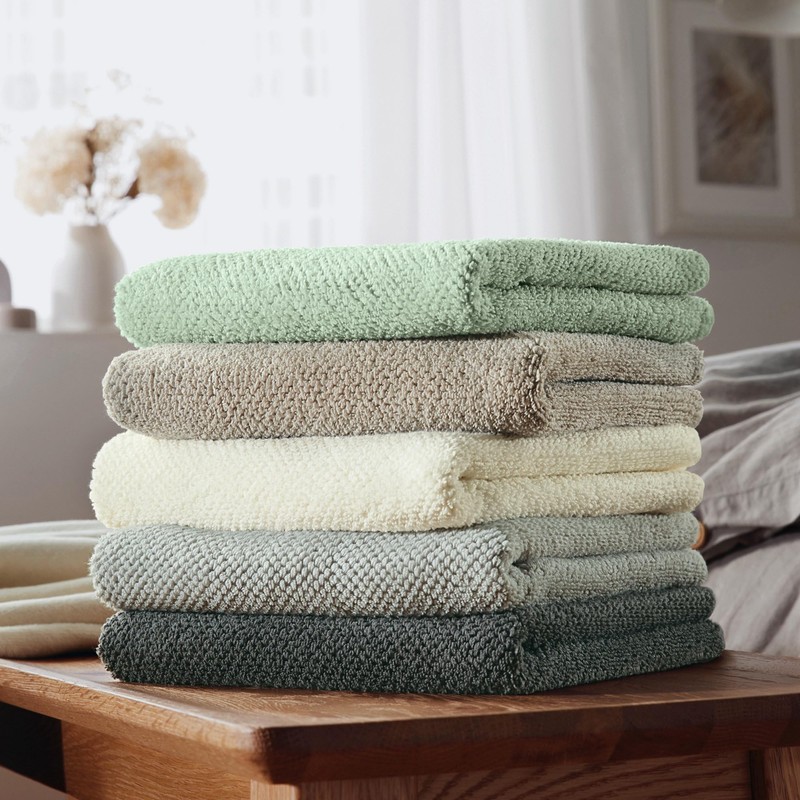 Erwin Müller Achberg Wash Mitt Pack of 2 Walk-Terry Jade