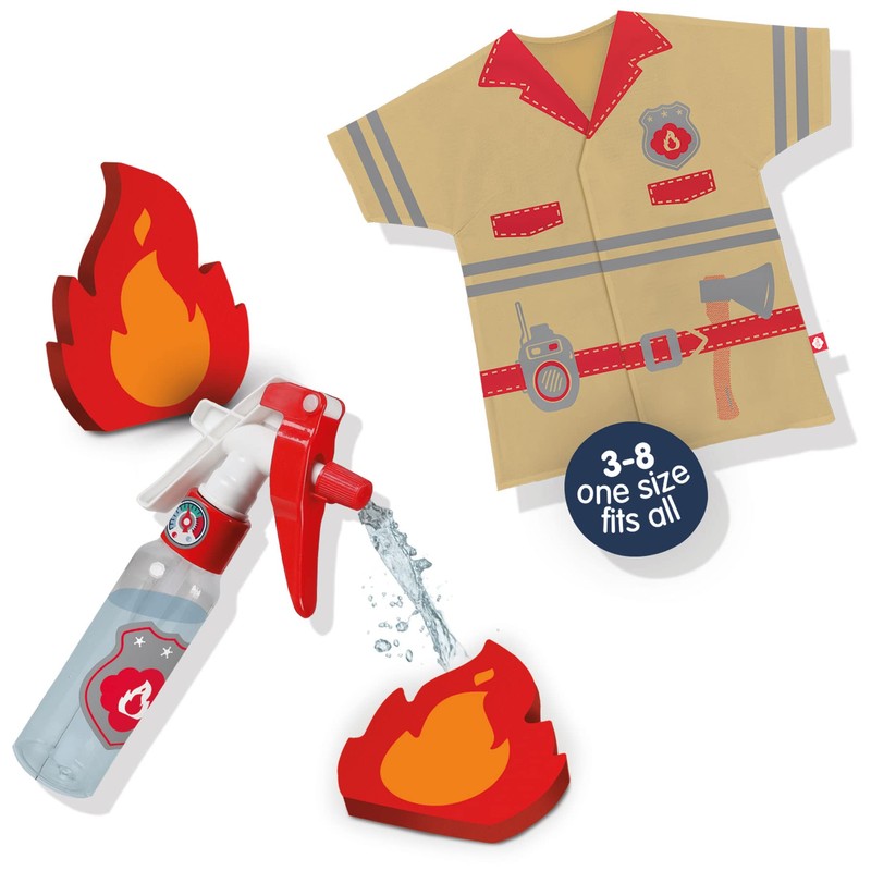 SES Creative 18021 Fancy Dress Set Fire Brigade Various Colours