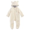 Mud Pie Baby Boy's Sherpa Bear Bunting (Infant) Cream 3-6