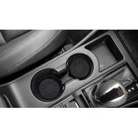 LEORAY Car Coasters for Cup Holder Silicone Car Cup Holder Coasters Pack of 2