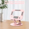Tablet Desk Stand with 360° Rotating Base, Ergonomic Adjustable Notebook