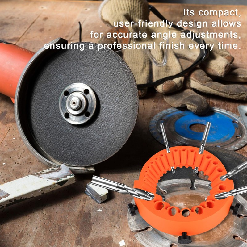 bssmmai Bohrerschärfer Werkzeug, Bohrerschleifgerät Bohrerschärfgerät, Drill Bit Sharpener, 2 bis