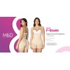 Fajas Colombianas Strapless M&d Uso Diario Postq 4 Broches Beige