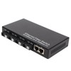Ethernet Optical Switch 6 Ports 10 100Mbps RX1550 Tx1310nm LED