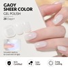 GAOY Jelly Gel Nail Polish, 16ml Sheer Translucent Soak Off