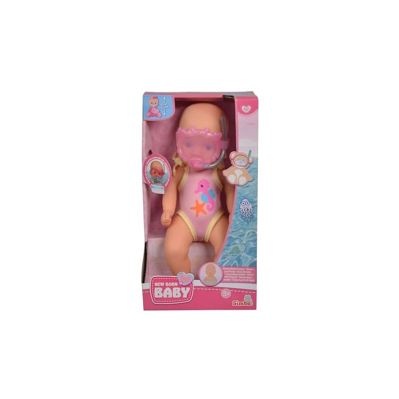 Simba New Born 105030172 Baby Bath Doll