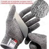 Dolores Grado Nivel 5 Protección Seguridad Anti Corte Guantes Cocina