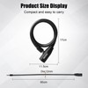 FITTOO Bike Lock, Traditional Bicycle Lock with 2 Keys, Security