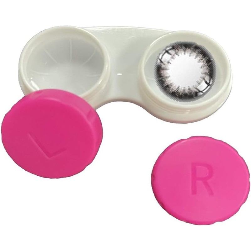 KISEER 8 Pack Colorful Contact Lens Case Box Holder Container