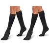 Core-Spun - Calcetines de compresión altos graduados de 10 a
