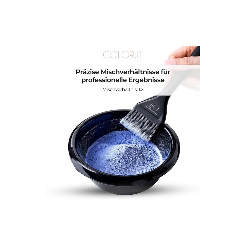 COLOR.IT by BM Blondier-Set 1000ml Creme-Entwickler und 500g Blondierpulver (12%,