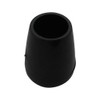 Hikari Chair Leg Cap Pipe 12.7 BE-8-122 BK Rose Black