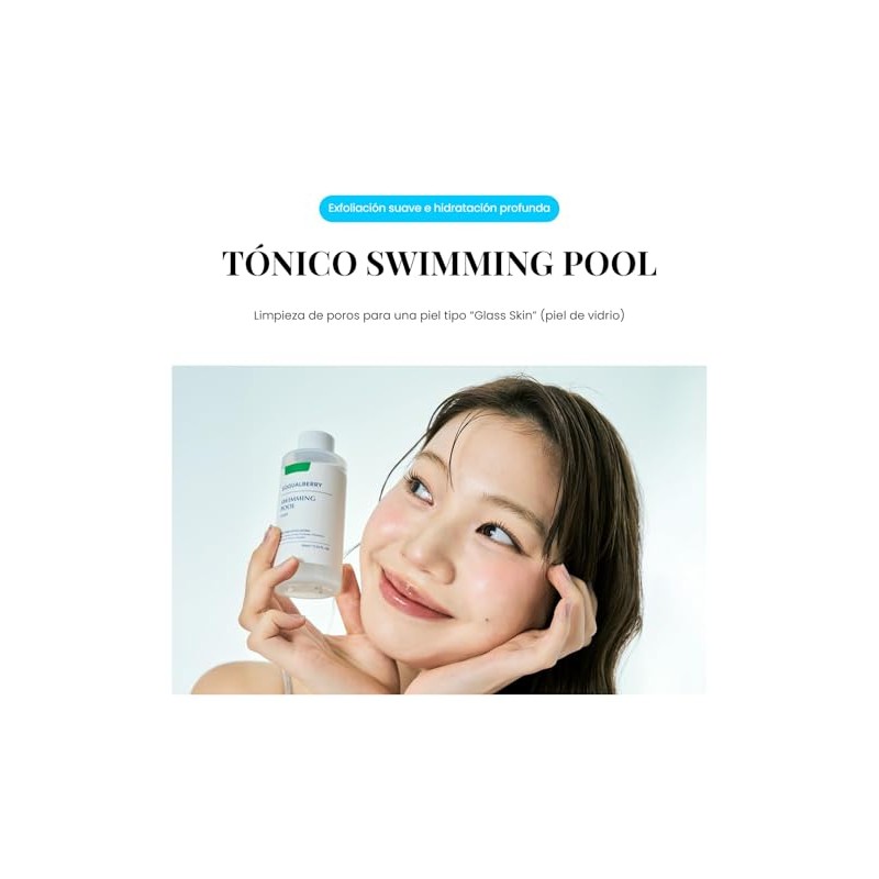 EQQUALBERRY Tónico Exfoliante Facial Enzima Proteasa 155 ml