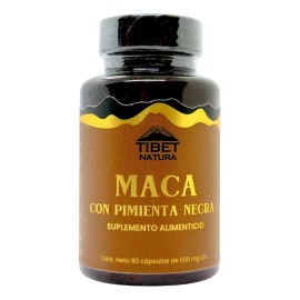 Maca Con Pimienta Negra 90 Cápsulas Tibet
