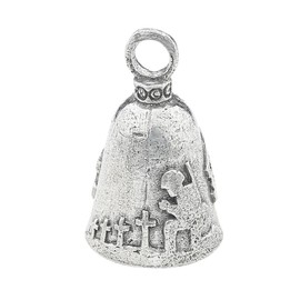 Guardian Bell Freedom Isn’t Free Good Luck Bell w/Keyring & Black Velvet Gift Bag | Motorcycle Bell | Lead-Free Pewter | Good Luck Gift to Friends & Family | Bike Bell | Made in USA