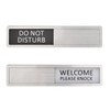 Kichwit 304 Stainless Steel Do Not Disturb Sign, Privacy Sign