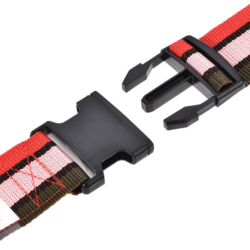 sourcing map Luggage Straps Suitcase Belts with Buckle Label, 2Mx5cm