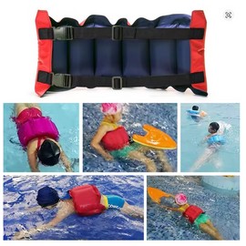 Summer Thickened Inflatable Swim Belt Adjustable Protable Swimming Training Waist Belt Float Water Play Pool Floating Belt
