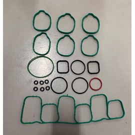 LoloWheat Lower & Upper Intake Manifold Gasket Set Fit for Ford Lincoln Vehicle Edge Explorer F-150 Police Mustang Flex Taurus Transit-150 250 350 MKS MKT MKZ MKX 2011-2020 Replace# MS97118-1 MS971181