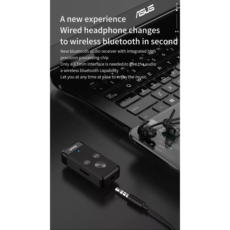 Virtoba Receptor Audio X8 Bluetooth 5.0 Bass Cancelación De Ruido