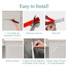 10FT Peel and Stick Chair Rail Panel Molding Trim, Flexible