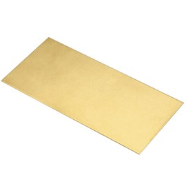 TA-VIGOR 1Pcs H62 Brass Sheet, 300mm x 150mm x 0.8mm Metal Sheet Brass Plates for DIY Crafts, Electrical, Repairs, Industry