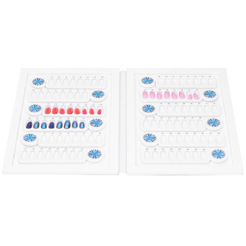 96 Colors Nail Gel Polish Display Book Detachable Magnetic Nail