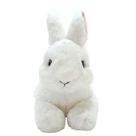Knee Rabbit Plush, White, S P-3782