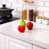 Acrylic Chopping Board Transparent Non Slip Cutting Board with Lip