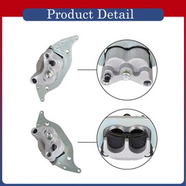 Front Brake Calipers Left and Right With Pads Replacement for Polaris RZR 900 1912244 2015-2019 Replacement for 1912245 1912244