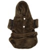 Pet Bathrobe Warm Flannel Quick Drying Dog Hooded Bath Towel