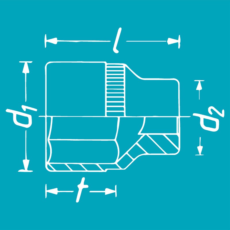 Hazet 900-13 6-Point Socket