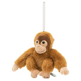 [COLORATA] Carolata Orangutan Plush Mascot (Realistic Wildlife / Chain Included) Realistic Cute Key Chain Doll Gift Present (2 Meters Ready)