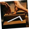 LALAFINA 2pcs Hollow Carpenter Square Ruler Right Angle Measuring Tool