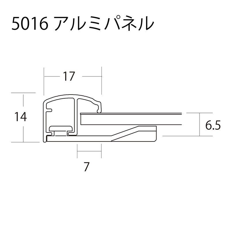 Large Aluminum Panel Poster Frame 5016 A4 Silver