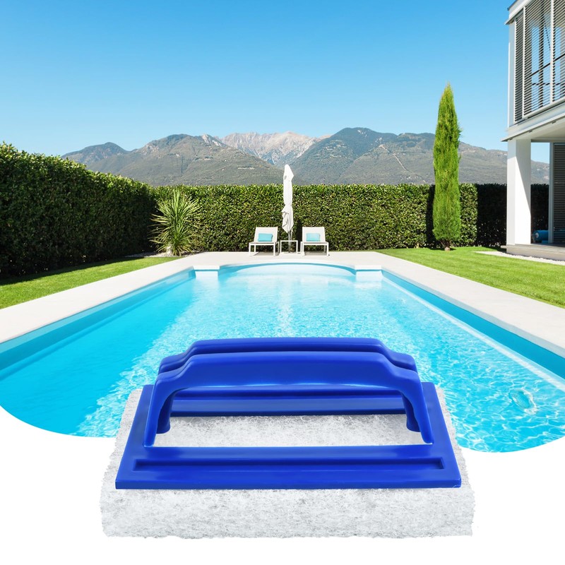 Pack of 2 Pool Sponge Brushes, Pool Cleaning Hand Scrubber,