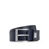 BOSS Connio Men's Real Leather Business Belt, Dark Blue401