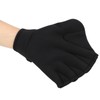 2Pcs Swimming Webbed Gloves Open Fingers Adjustable Swimming Training Gloves