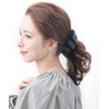 KOBE VINGTAINE H-934 Ribbon Banana Clip, Satin, Medium, Hair Clip,