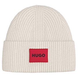 HUGO Women's Saffa_hat Beanie, natural