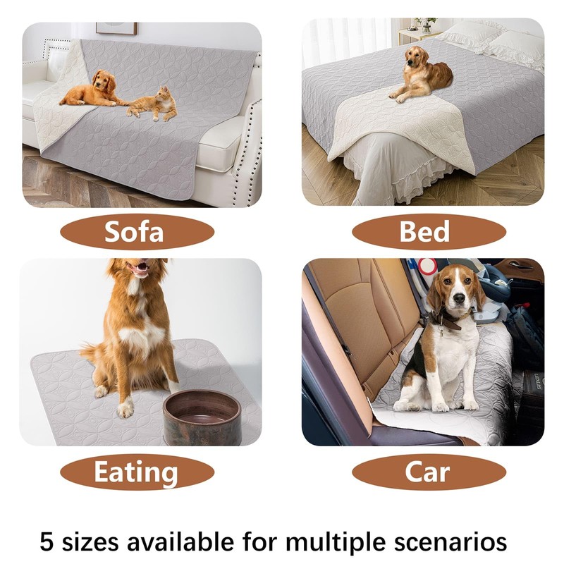 Tuffeel Waterproof Dog Blanket, 52x82 inches Pet Couch Covers for
