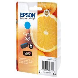 Epson Original 33 ink orange, XP-530 XP-630 XP-635 XP-830 XP-540 XP-640 XP-645 XP-900 XP-7100