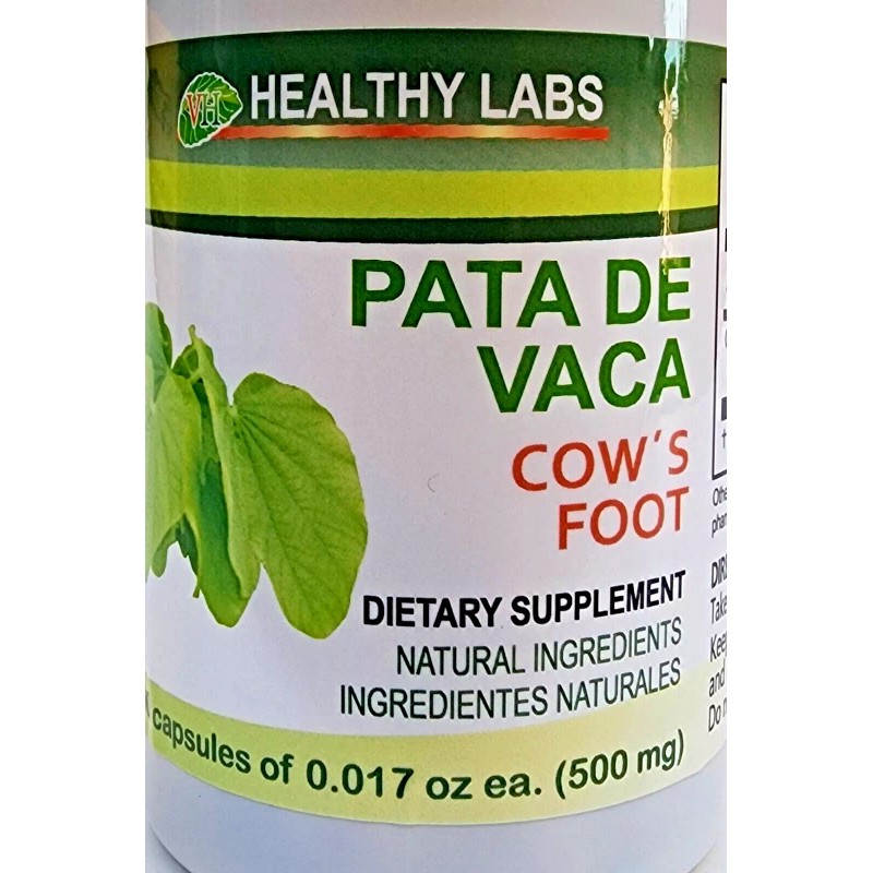 Healthy Labs 2 Packs Bauhinia Forficata PATA DE VACA 180