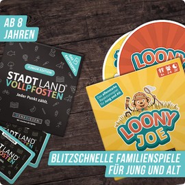 DENKRIESEN - Kids Pack 2 - SLV Card Game Junior Edition & Loony Joe