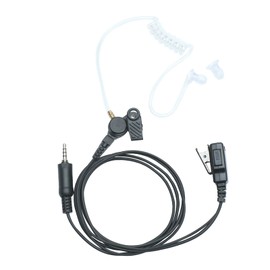Sarcia VX-6R Earpiece Headset with PTT Mic and Acoustic Tube for Yaesu VX-6 VX-7R VX-170 FT-270 Standard Horizon HX210 HX400 HX750S Walkie Talkie Two Way Radio