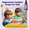 Kids Magnesium Liquid Drops-Magnesium Glycinate Liquid for Kids Supplement-w/L-theanine, Omega-3,